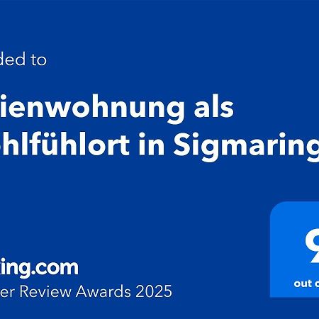 Ferienwohnung Als Wohlfuehlort In Сигмаринген Екстериор снимка